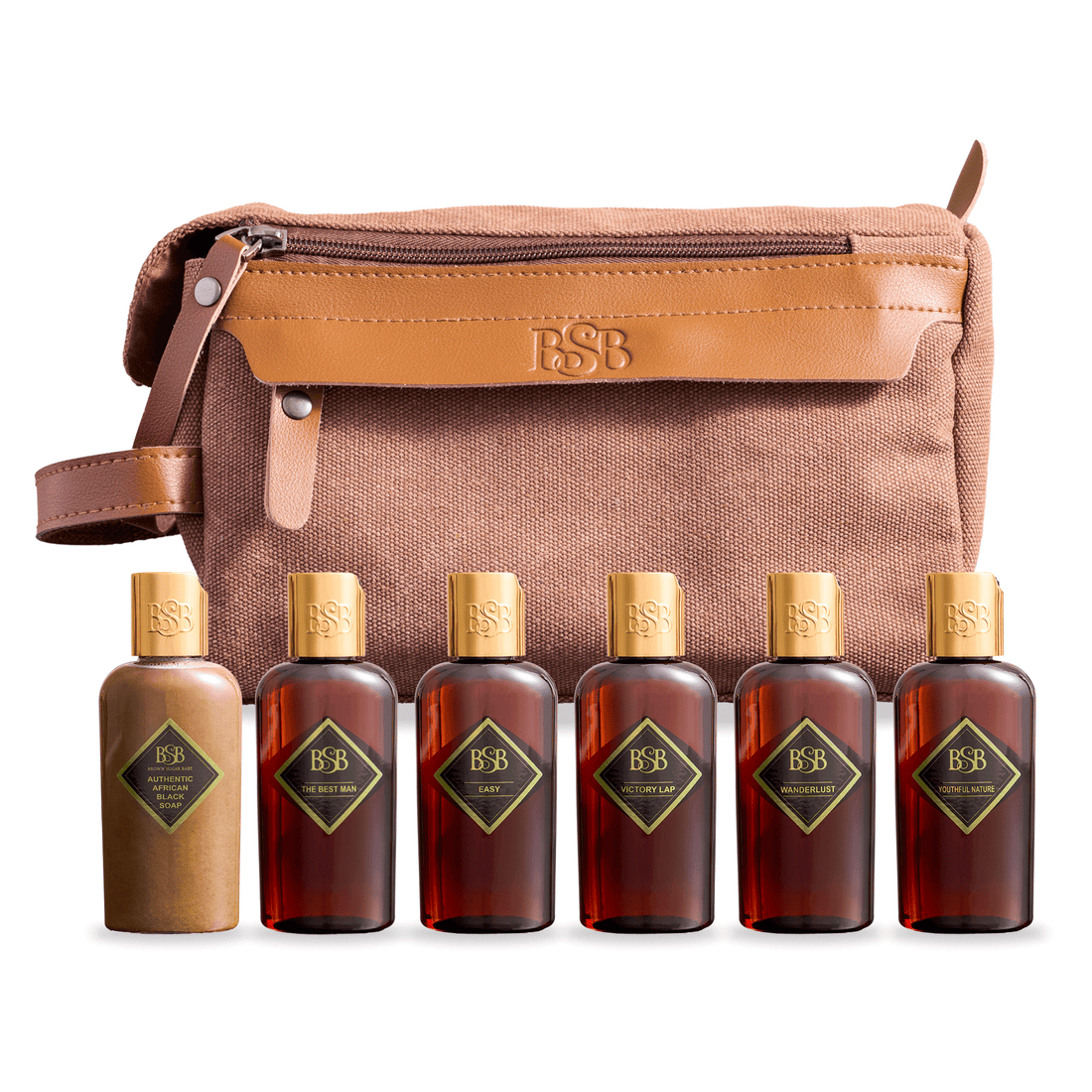 The Best Men 2oz Bundle with Toiletry Case – Brown Sugar Babe