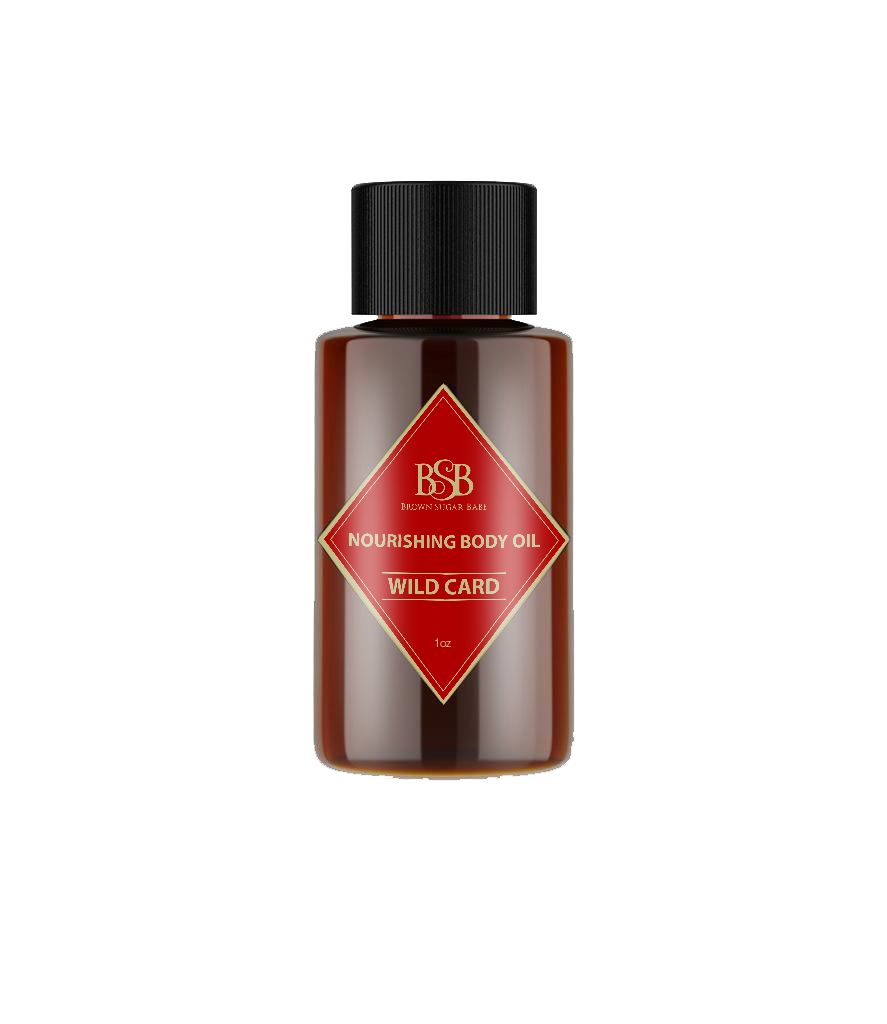 Wild Card is Brown Sugar Babe's expression of Maison Francis Kurkdjian's Baccarat Rouge 540. It boasts notes of Jasmine, Saffron, Amberwood & Cedar.   The intoxicating scent is far from your average fragrance.